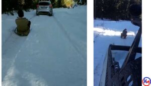 Safranbolu ‘nun yüksek kesimlerinde karın keyfini böyle çıkardılar Karabük ’ün