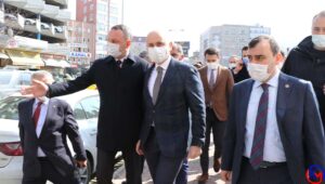 Ulaştırma ve Altyapı Bakanı Adil Karaismailoğlu Zonguldak ’ta incelemelerde bulundu