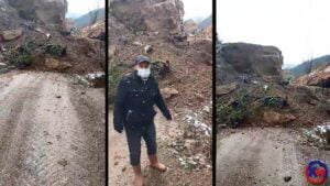 Alaplı ‘da Heyelan Köy Yolunu Ulaşıma Kapattı Zonguldak ’ın Alaplı