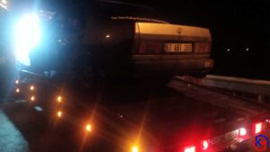 ‘DUR‘ İhtarına Uymayan Sürücü 1 Saat Süren Kovalamaca Sonunda Kaza