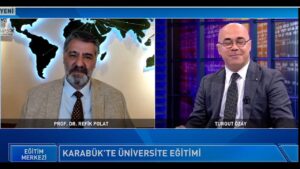 KBÜ Rektörü Polat, Bloomberg HT ‘de Eğitim Merkezi Programına Katıldı