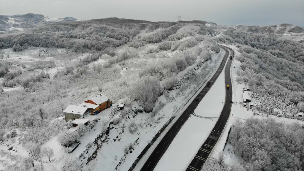 Zonguldak 'tan Kar Manzaraları