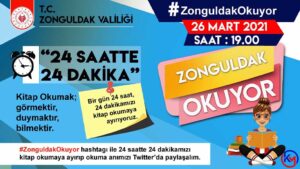 “Zonguldak Okuyor” Türkiye Gündeminde Zonguldak Valiliği himayesinde Zonguldak İl Milli