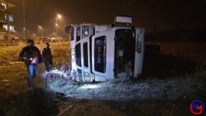 Safranbolu ‘da Frenleri Boşalan TIR Faciaya 50 Metre Kala Boş