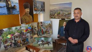 Türkiye ’ye Sığınıp Karabük ’te Yaşayan Afganlı Ressam Sanatını Konuşturuyor,