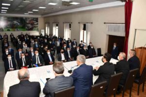 KARABÜK VALİSİ FUAT GÜREL, YENİCE İLÇESİNDE MAHALLE VE KÖY MUHTARLARIYLA