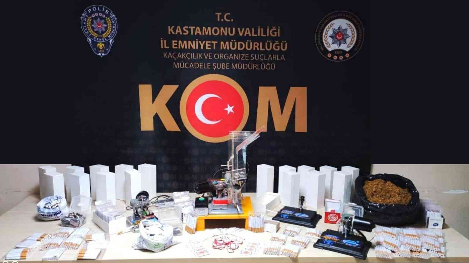 KASTAMONU İL EMNİYET MÜDÜRLÜĞÜ KAÇAKÇILIK VE ORGANİZE SUÇLARLA MÜCADELE ŞUBE