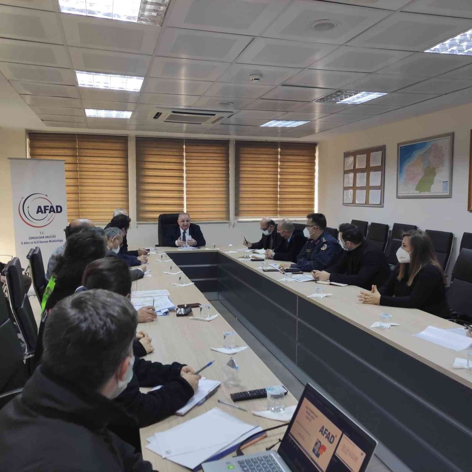 ZONGULDAK VALİLİĞİ AFET VE ACİL DURUM KOORDİNASYON KURULU VALİ MUSTAFA