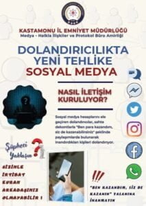 KASTAMONU İL EMNİYET MÜDÜRLÜĞÜ MEDYA-HAKLA İLİŞKİLER VE PROTOKOL BÜRO AMİRLİĞİ
