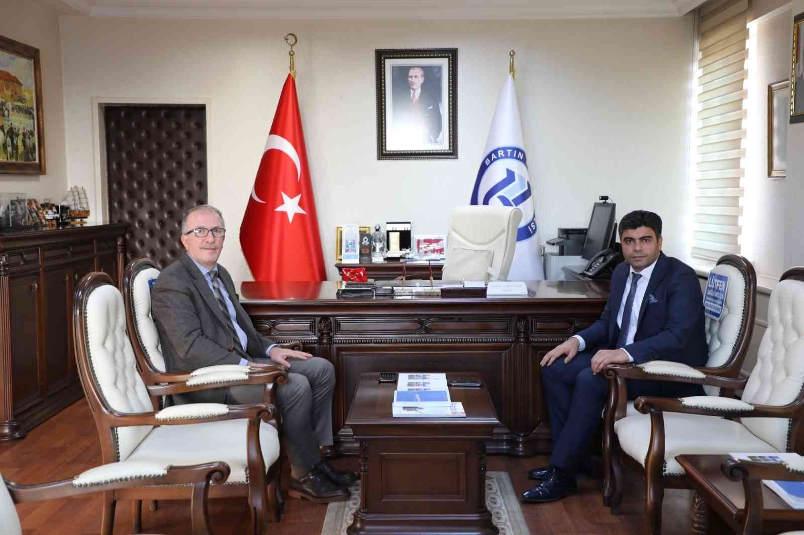 BARTIN CUMHURİYET BAŞSAVCISI FARUK KAYNAK, BARTIN ÜNİVERSİTESİ REKTÖRÜ PROF. DR.