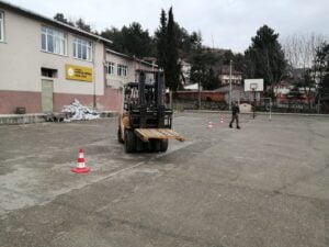HANÖNÜ HALK EĞİTİM MERKEZİ MÜDÜRLÜĞÜNCE FORKLİFT OPERATÖRÜ KURSU AÇILDI