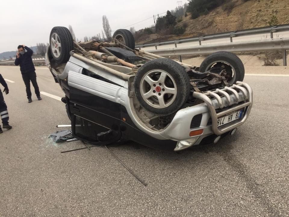 KARABÜK’TE MEYDANA GELEN TRAFİK KAZASINDAN NÖBETTEN ÇIKAN CEZA İNFAZ KURUMU