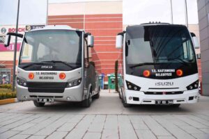KASTAMONU BELEDİYESİ, ARAÇ FİLOSUNA 2 ADET YENİ OTOBÜS VE YOL