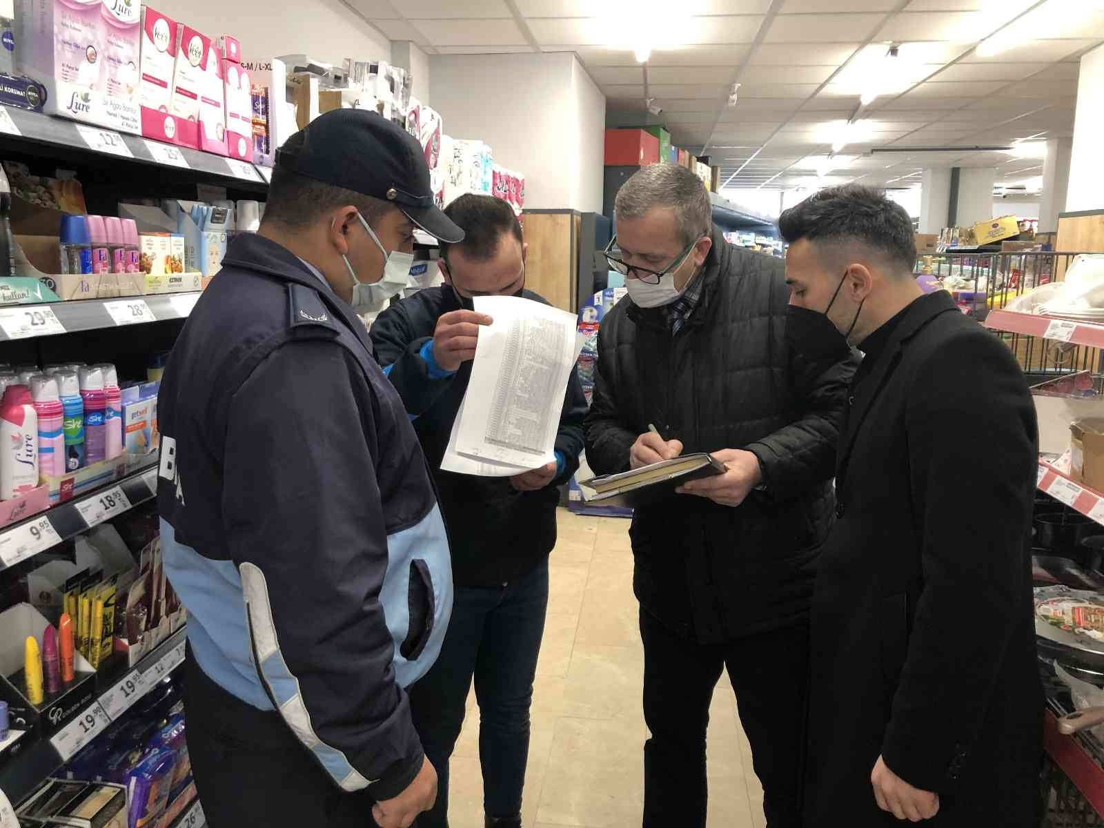 KASTAMONU'DA MARKETLERDE KDV DENETİMİ YAPILDI