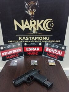 KASTAMONU İL EMNİYET MÜDÜRLÜĞÜ NARKOTİK SUÇLARLA MÜCADELE ŞUBE MÜDÜRLÜĞÜNCE GERÇEKLEŞTİRİLEN