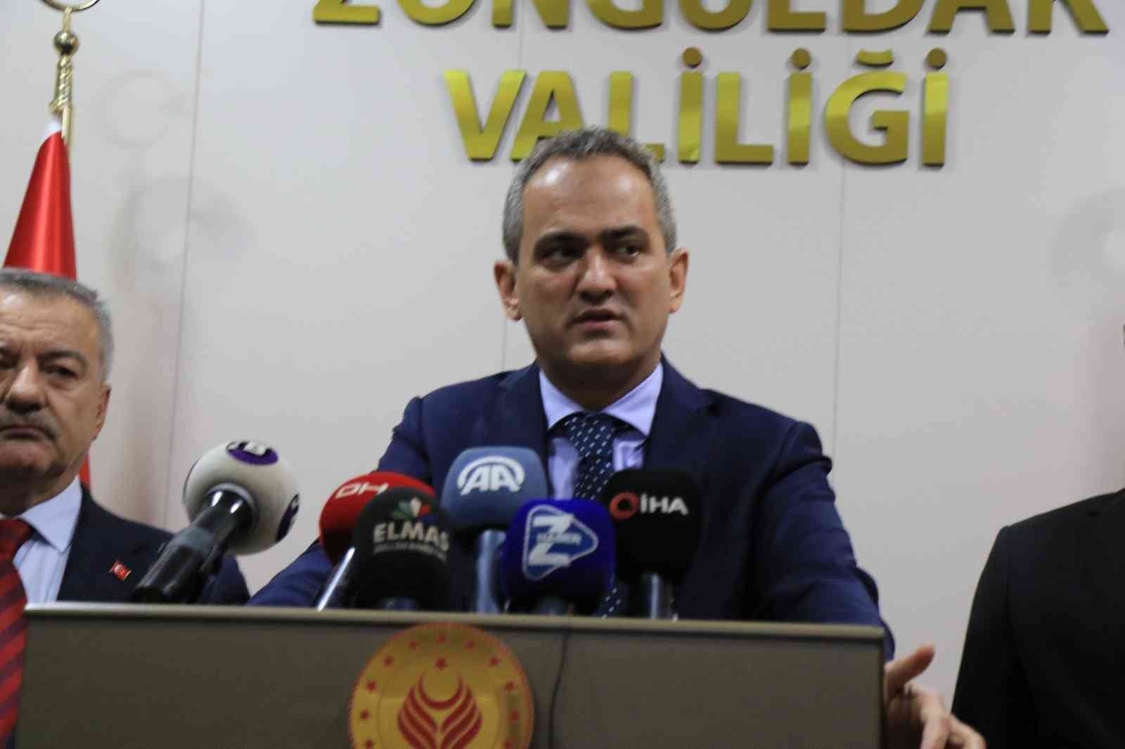 MİLLÎ EĞİTİM BAKANI PROF. DR. MAHMUT ÖZER, "ZONGULDAK’TA EĞİTİMİN OKUL
