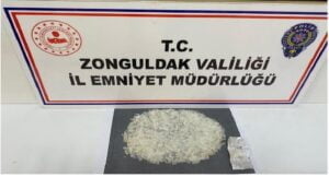 ZONGULDAK'TA ÖLÜMCÜL ETKİYE SAHİP OLDUĞU ÖĞRENİLEN UYUŞTURUCU MADDE ELE GEÇİRİLDİ.