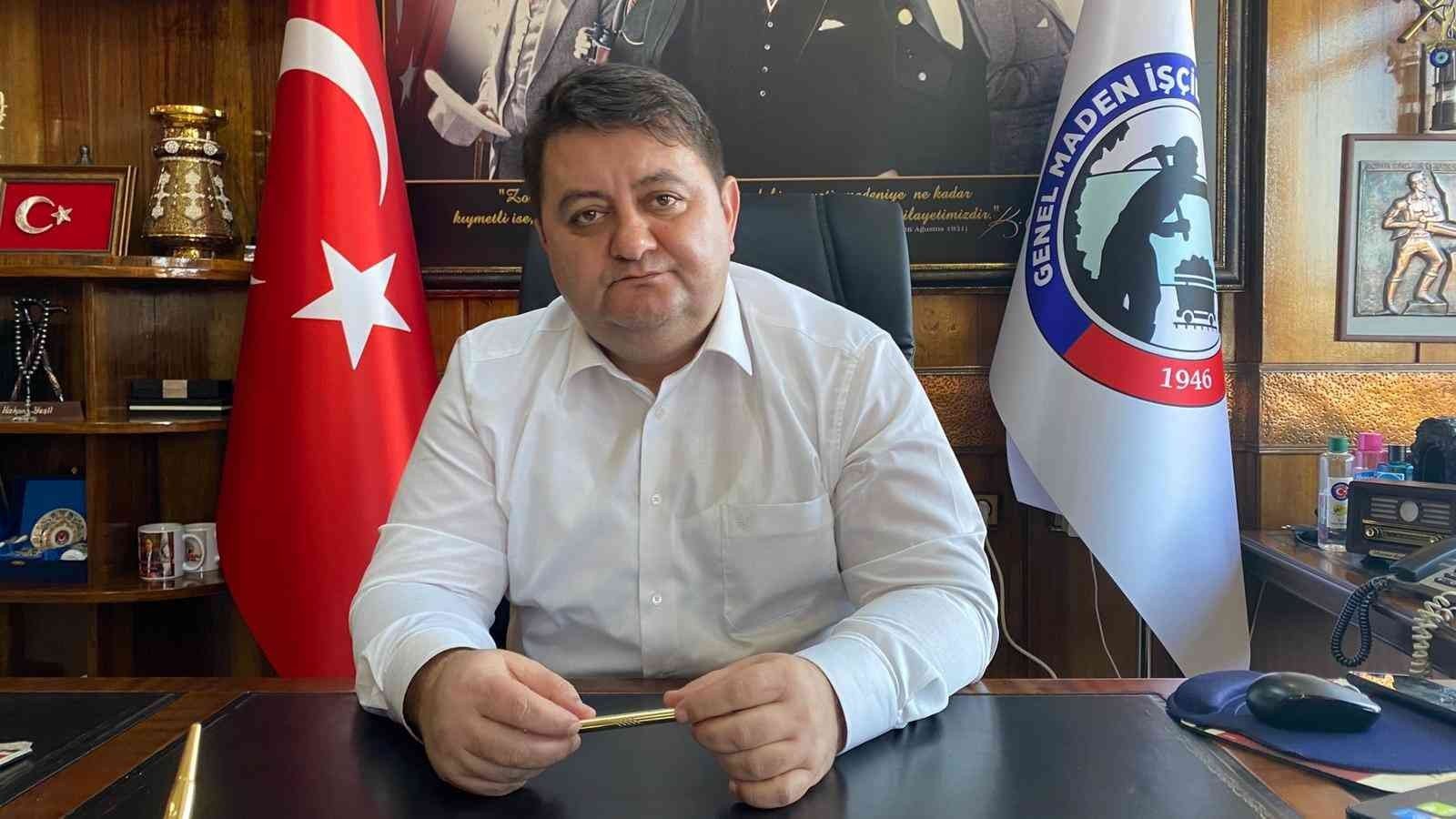 GENEL MADEN İŞÇİLERİ SENDİKA BAŞKANI HAKAN YEŞİL, MADENLERDE KORONA VİRÜS