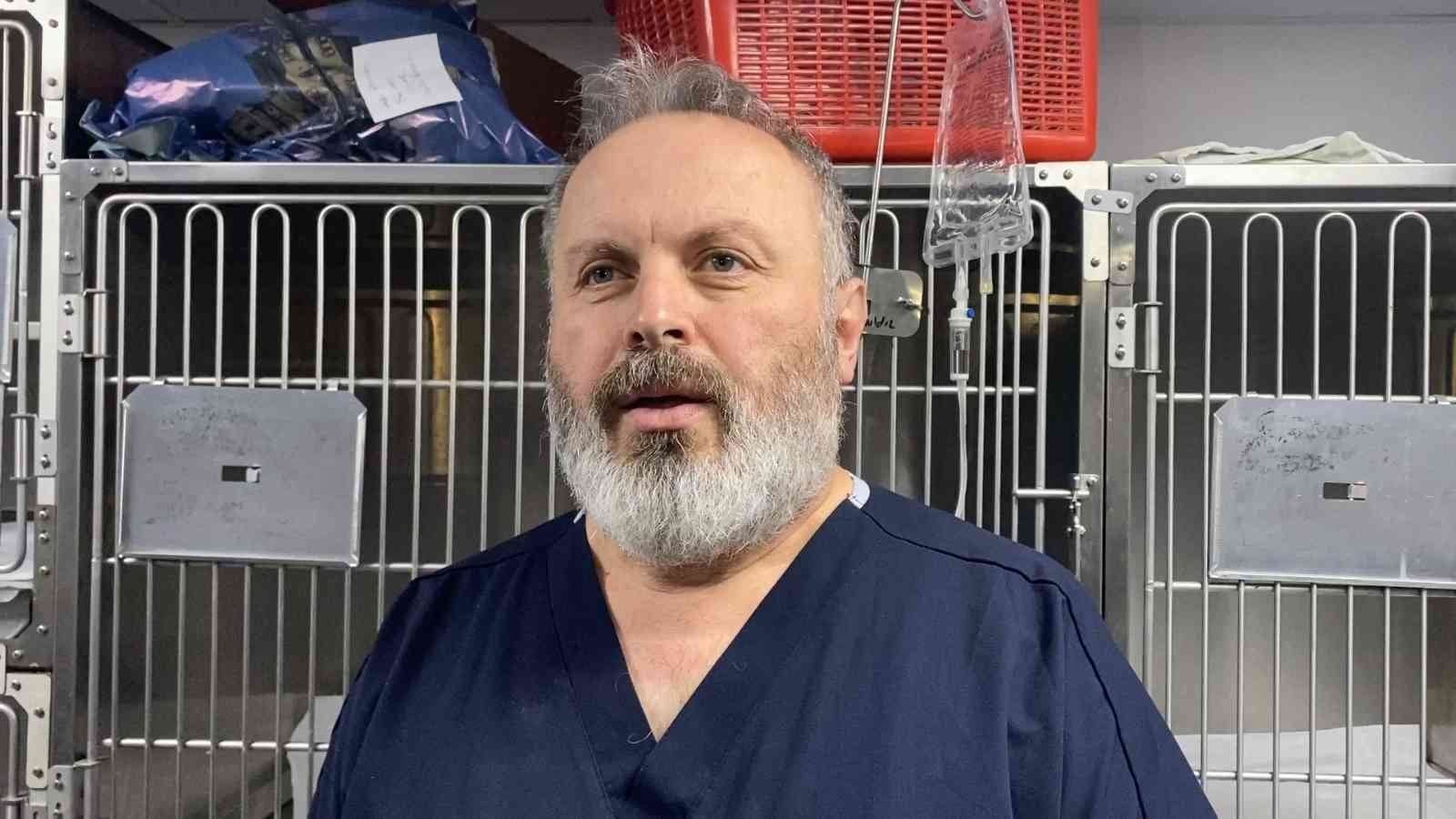 VETERİNER HEKİM ÖNDER ALKAN, KEDİNİN TEDAVİ SÜRECİ HAKKINDA BİLGİLER AKTARDI