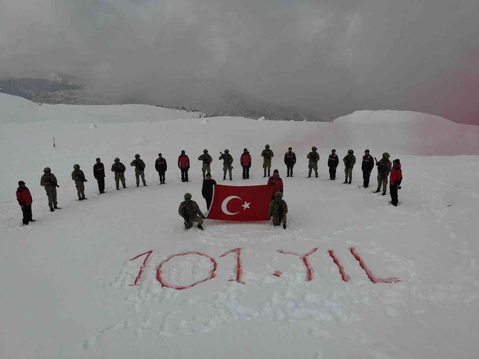 KASTAMONU İL JANDARMA KOMUTANLIĞI TARAFINDAN   İSTİKLAL MARŞI KABULÜNÜN