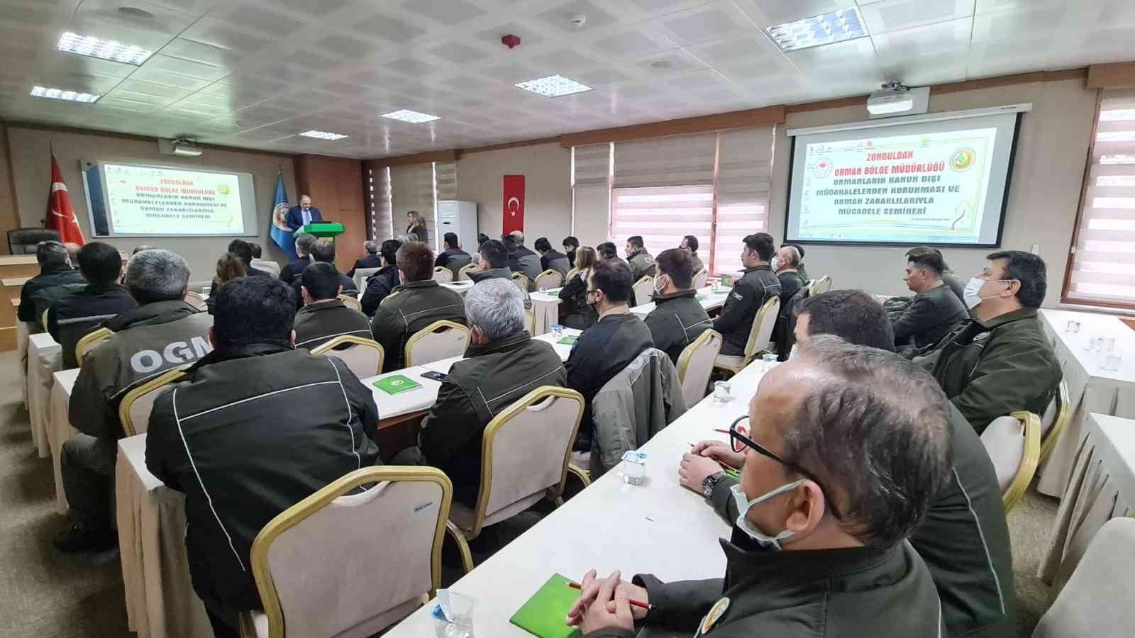 ORMANLARIN YASADIŞI MÜDAHALELERDEN KORUNMASI ESASLARI HİZMET İÇİ EĞİTİM SEMİNERİ ZONGULDAK’