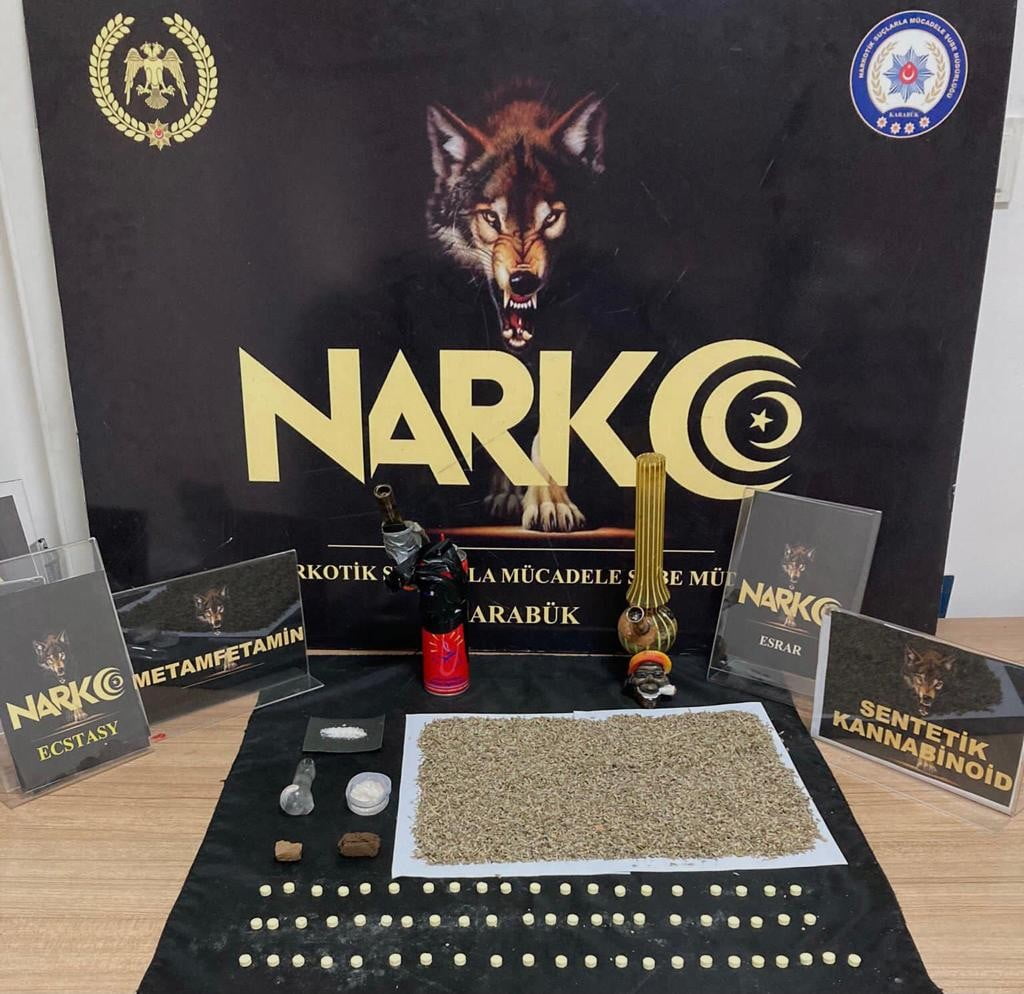 KARABÜK'TE 69 GÜNDE  UYUŞTURUCU İLE MÜCADELE KAPSAMINDA DÜZENLENEN OPERASYONLARDA