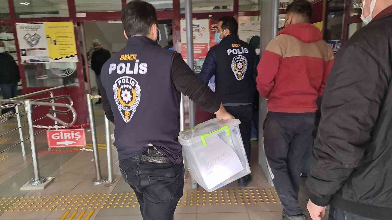 KARABÜK EMNİYET MÜDÜRLÜĞÜ EKİPLERİNCE YASA DIŞI BAHİS SORUŞTURMASI KAPSAMINDA DÜZENLENEN