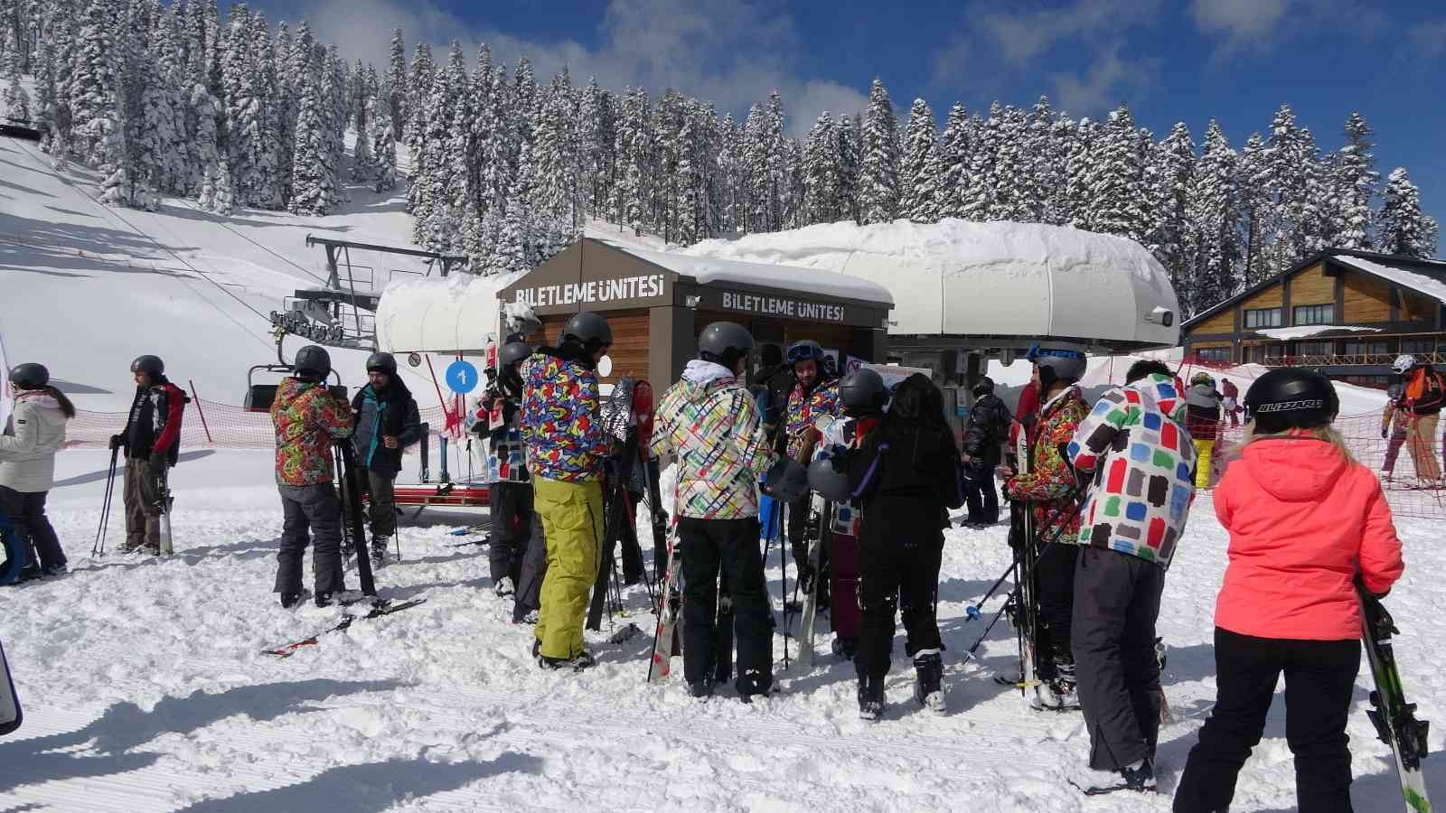 KASTAMONU VE ÇANKIRI SINIRINDA BULUNAN ILGAZ DAĞI YURDUNTEPE KAYAK MERKEZİNDE,