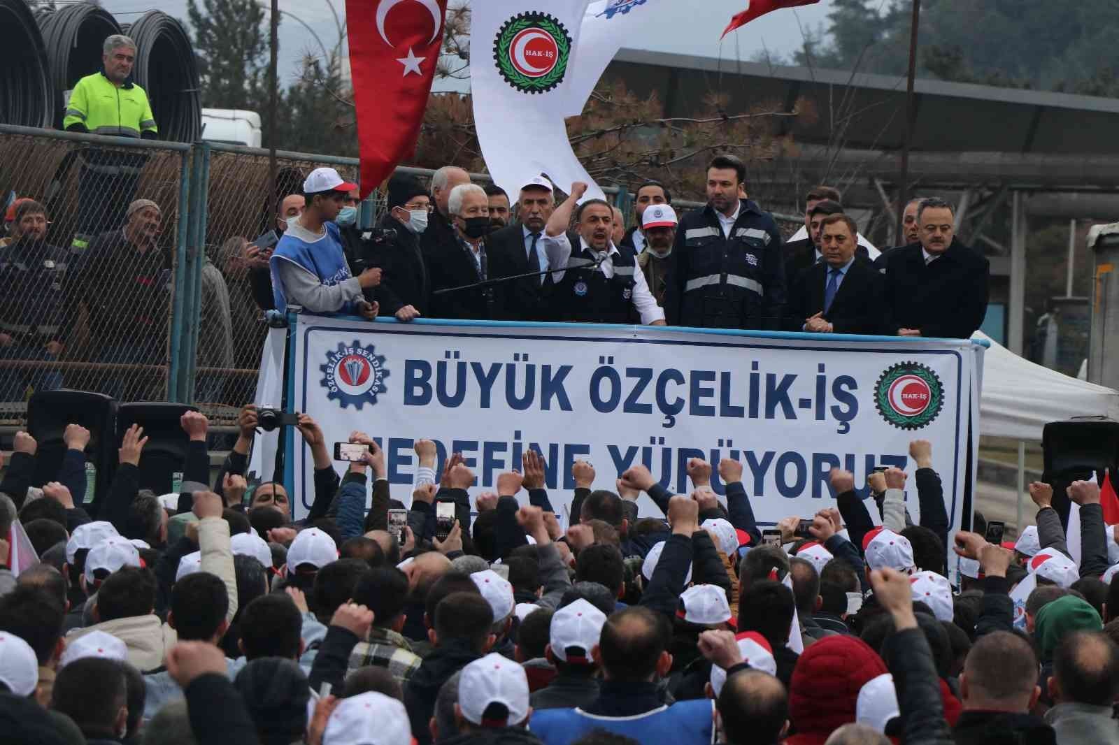 ÖZÇELİK İŞ SENDİKASI 15. GENEL KURULUNDA ADAY OLACAĞINI AÇIKLAYAN RECEP