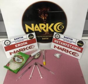 BARTIN İL EMNİYET MÜDÜRLÜĞÜ EKİPLERİNCE ŞÜPHELİ BİR ŞAHIS ÜZERİNE YAPILAN