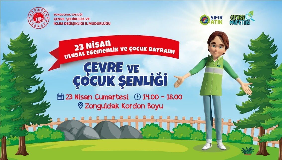 23 NİSAN ULUSAL EGEMENLİK VE ÇOCUK BAYRAMI ETKİNLİKLERİ ÇERÇEVESİNDE ZONGULDAK’TA
