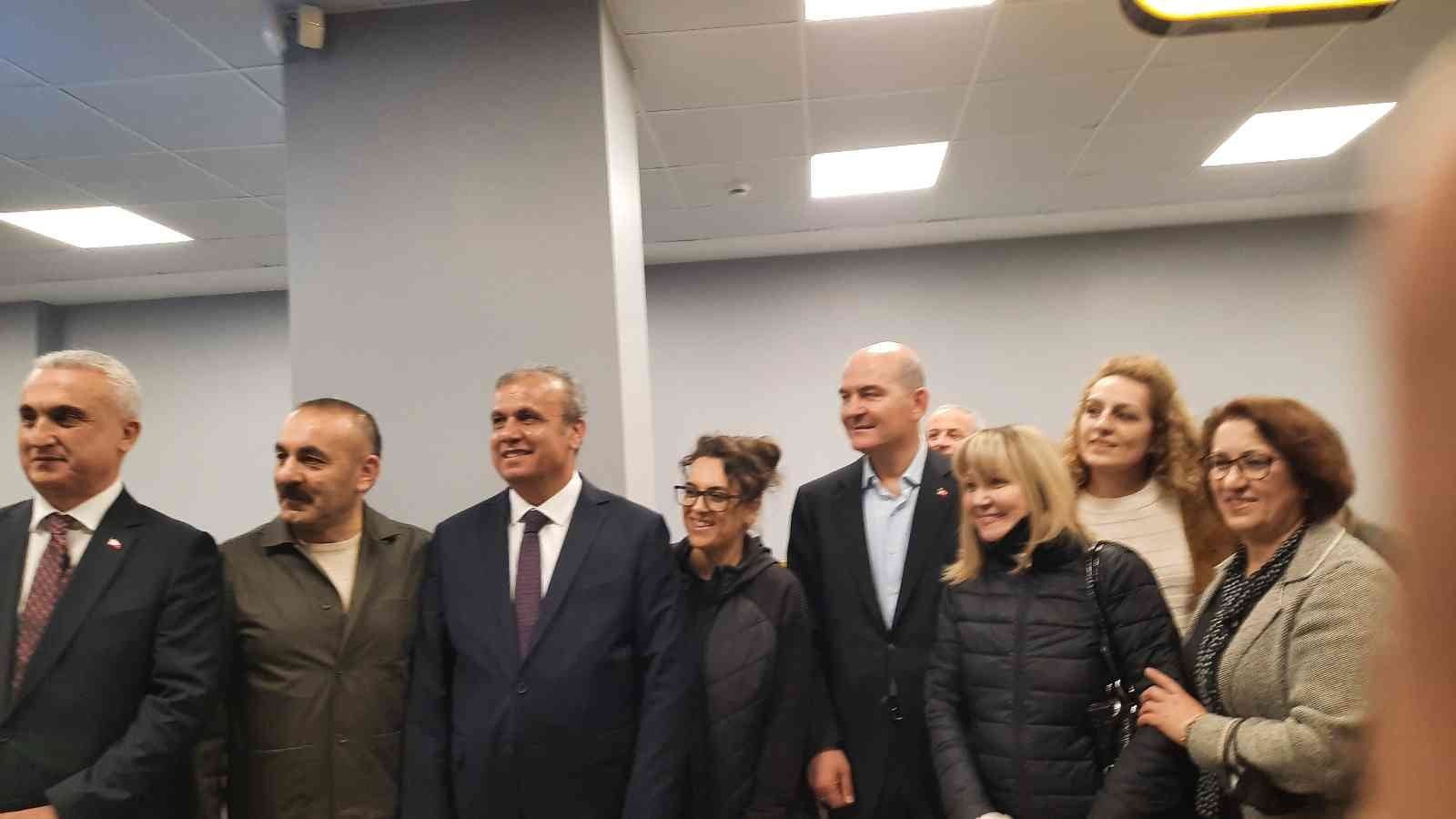 İÇİŞLERİ BAKANI SÜLEYMAN SOYLU, İFTARIN ARDINDAN SELDEN ETKİLENEN ALANDA YÜRÜTÜLEN