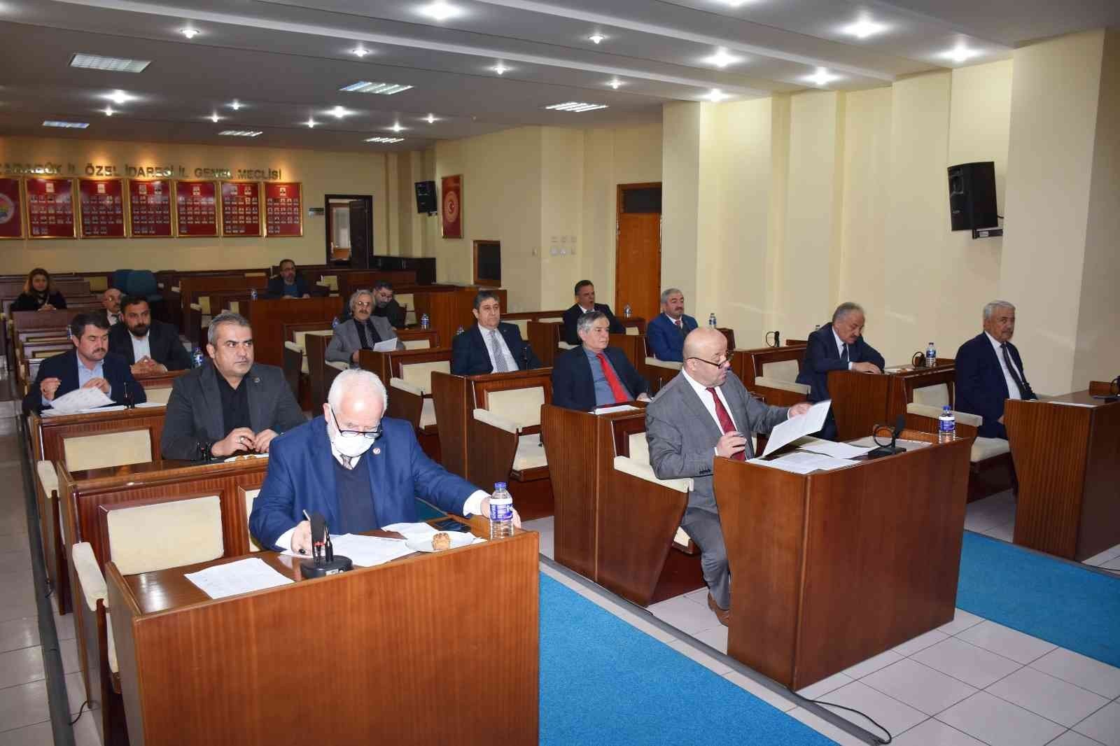 KARABÜK İL GENEL MECLİSİ NİSAN AYI TOPLANTILARININ BİRİNCİ BİRLEŞİMİ, İL