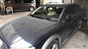 KARABÜK’TE GECE SAATLERİNDEN İTİBAREN TOZ TAŞINIMI NEDENİYLE YAĞAN ÇAMURLU YAĞMUR