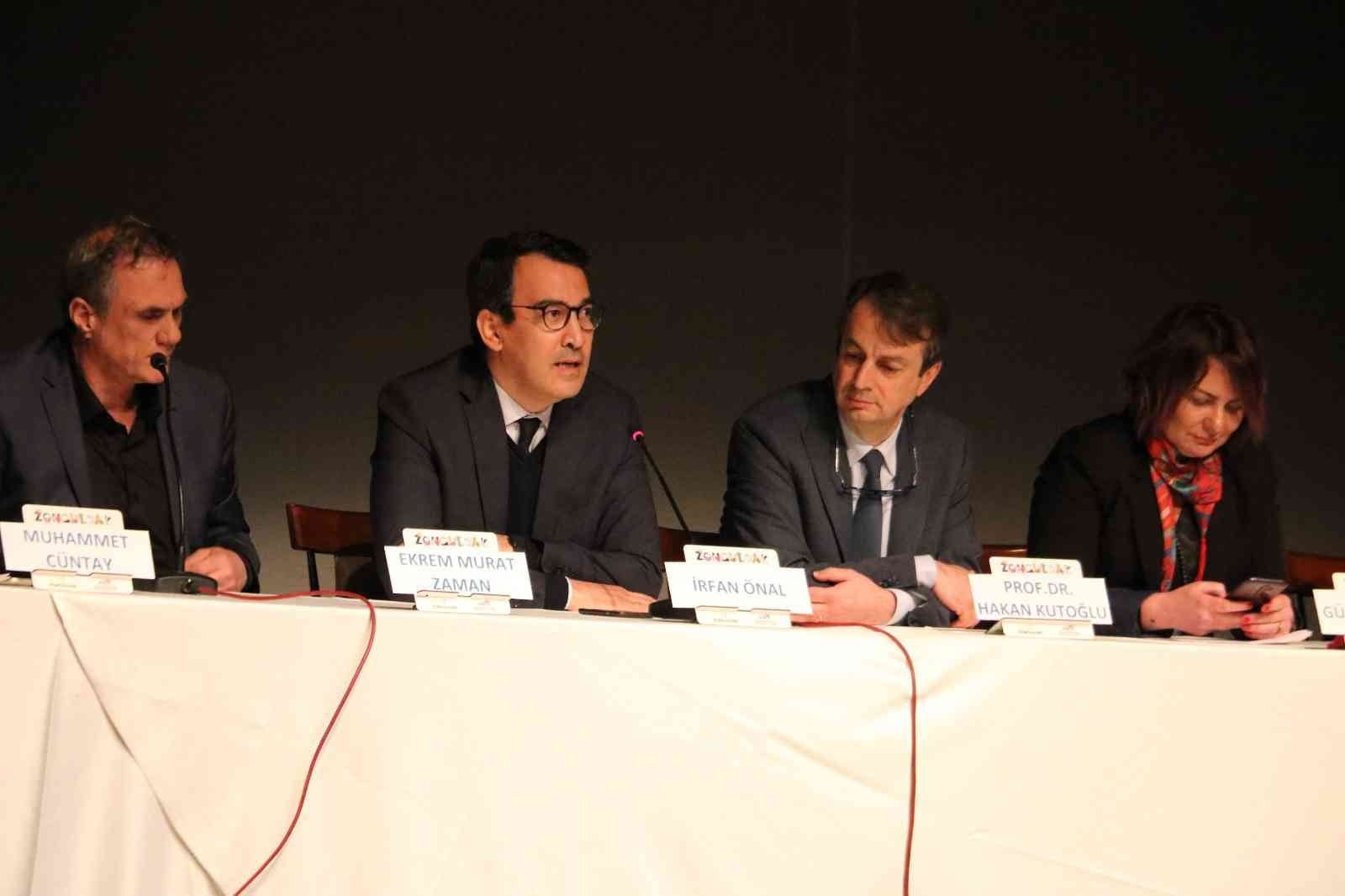 KÜLTÜR VE TURİZM BAKANLIĞI MÜŞAVİRİ İRFAN ÖNAL (SOLDAN İKİNCİ) VE