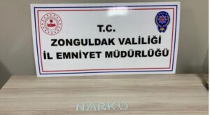 ZONGULDAK’IN EREĞLİ İLÇESİ EMNİYET MÜDÜRLÜĞÜ’NE BAĞLI NARKO TİMLERİ DÜZENLEDİKLERİ OPERASYONDA