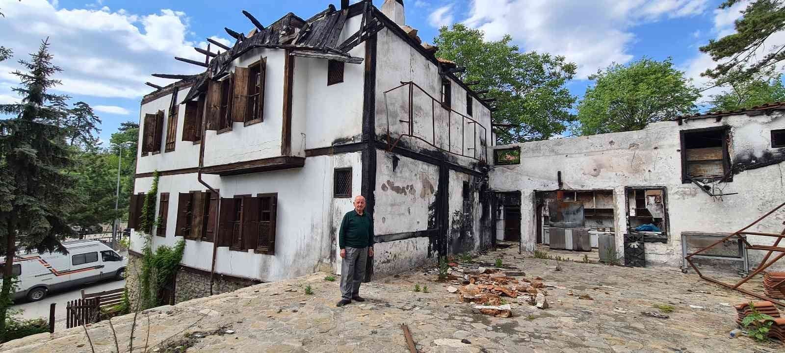 KARABÜK'ÜN SAFRANBOLU İLÇESİNDE 2020 YILINDA YANGIN SONRASI AĞIR HASAR ALAN