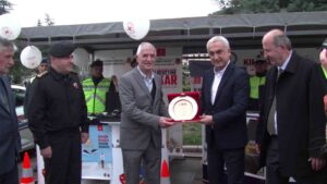 KASTAMONU’DA TRAFİK HAFTASI KUTLAMASI DOLAYISIYLA KENTTE BİRTAKIM ETKİNLİKLER GERÇEKLEŞTİRİLDİ. ETKİNLİKLER