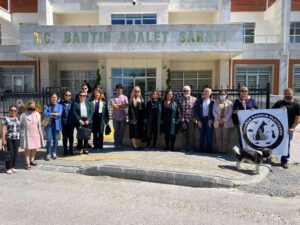 BARTIN'DA KÖPEĞE CİNSEL İSTİSMAR DAVASININ 3. DURUŞMASINDA SANIĞIN YARGILANMASINA DEVAM