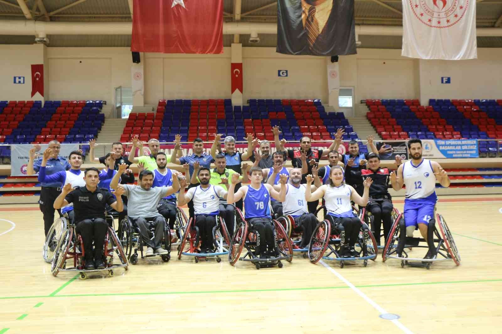 ENGELLİLER HAFTASI MÜNASEBETİYLE KARABÜK’Ü TEKERLEKLİ SANDALYE BASKETBOL TÜRKİYE 1. LİGİ’NDE