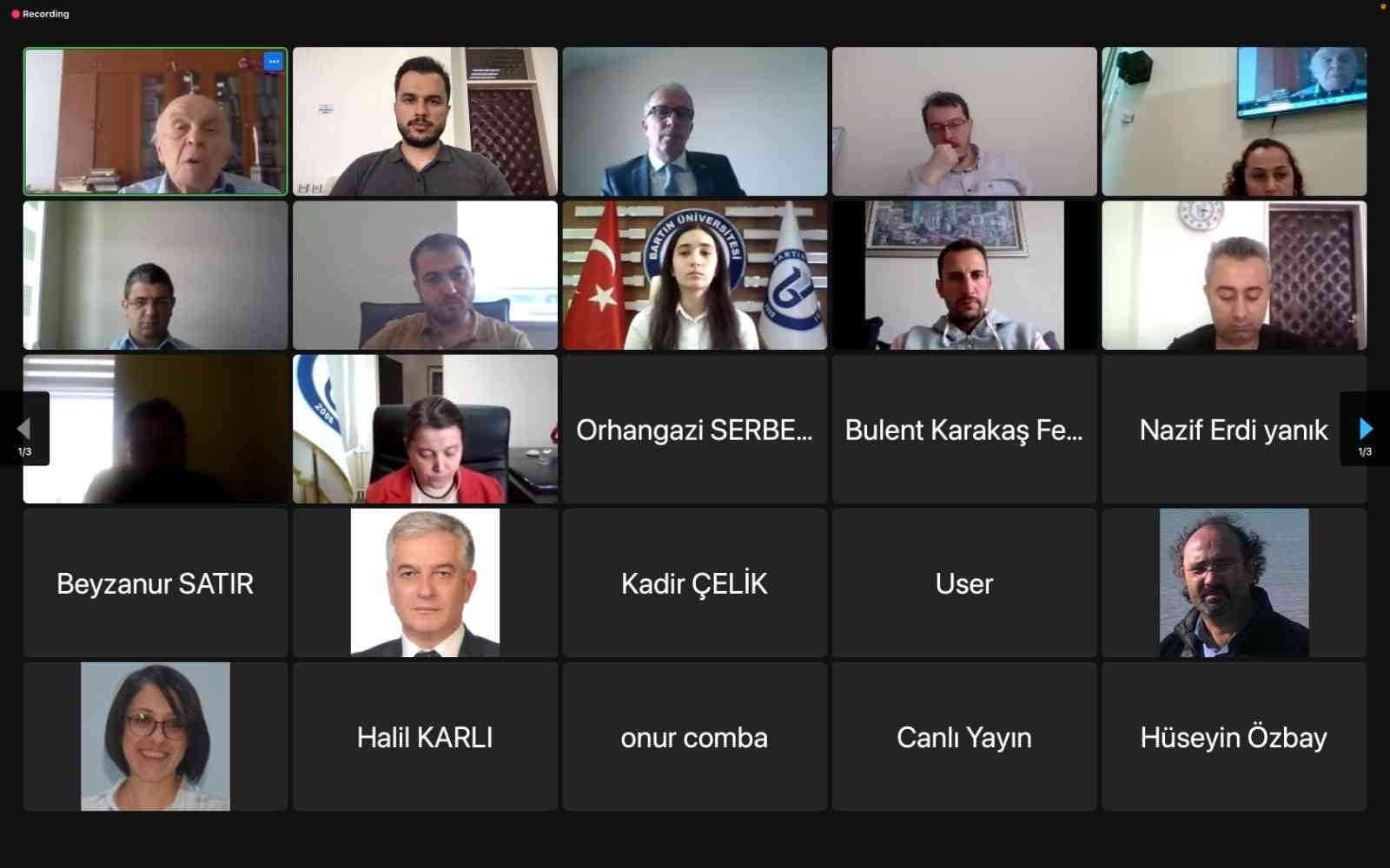 BARTIN ÜNİVERSİTESİ ÇEŞM-İ CİHAN SOHBETLERİNİN 16’NCISI, SİYASET BİLİMCİ PROF. DR.