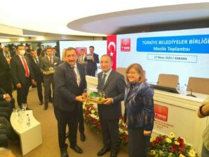 TÜRKİYE BELEDİYELER BİRLİĞİ OLAĞAN MECLİS TOPLANTISI ANKARA’DA GERÇEKLEŞTİRİLDİ. TOPLANTIDA BAŞKAN