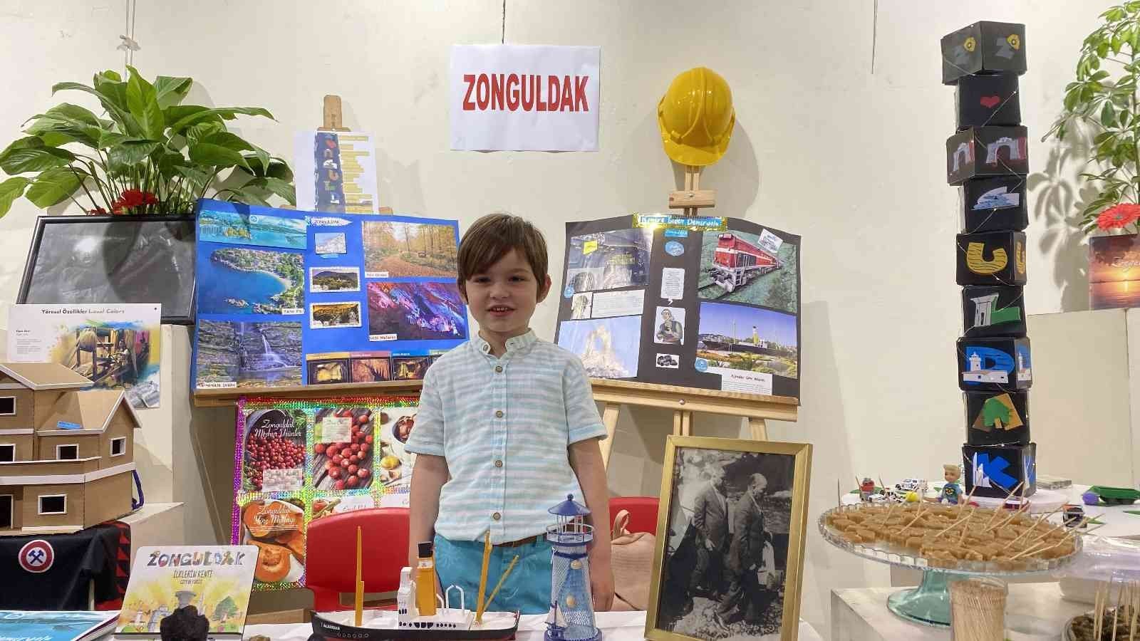 ZONGULDAK’TA YENİMAHALLE ANAOKULUNDA ÖĞRENİM GÖREN MİNİK ÖĞRENCİLER, 10 İLİN YÖRESEL