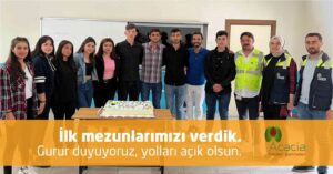 HANÖNÜ ÇOK PROGRAMLI LİSESİ MADEN TEKNOLOJİLERİ BÖLÜMÜ İLK MEZUNLARINI VERDİ