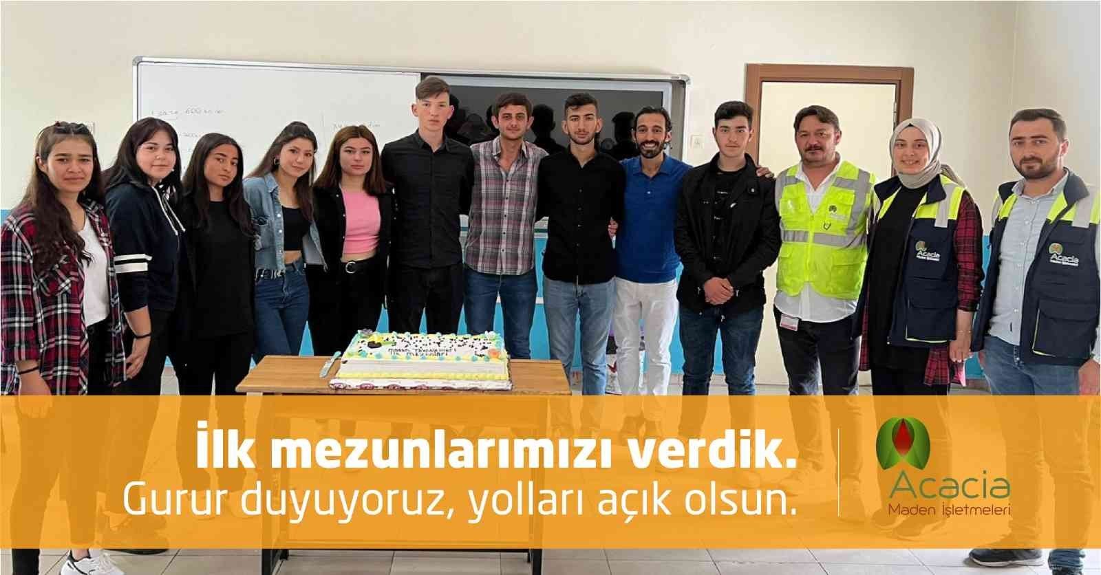 HANÖNÜ ÇOK PROGRAMLI LİSESİ MADEN TEKNOLOJİLERİ BÖLÜMÜ İLK MEZUNLARINI VERDİ