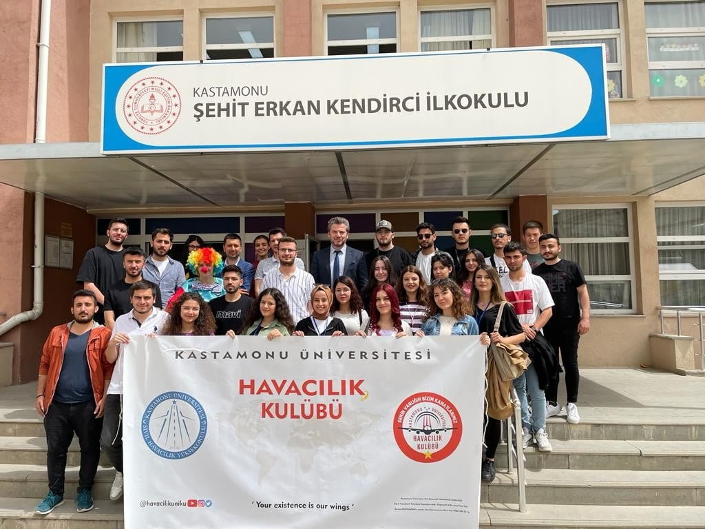 KASTAMONU ÜNİVERSİTESİ SİVİL HAVACILIK YÜKSEKOKULU ÖĞRENCİLERİ, SOSYAL SORUMLULUK PROJESİ ÇERÇEVESİNDE