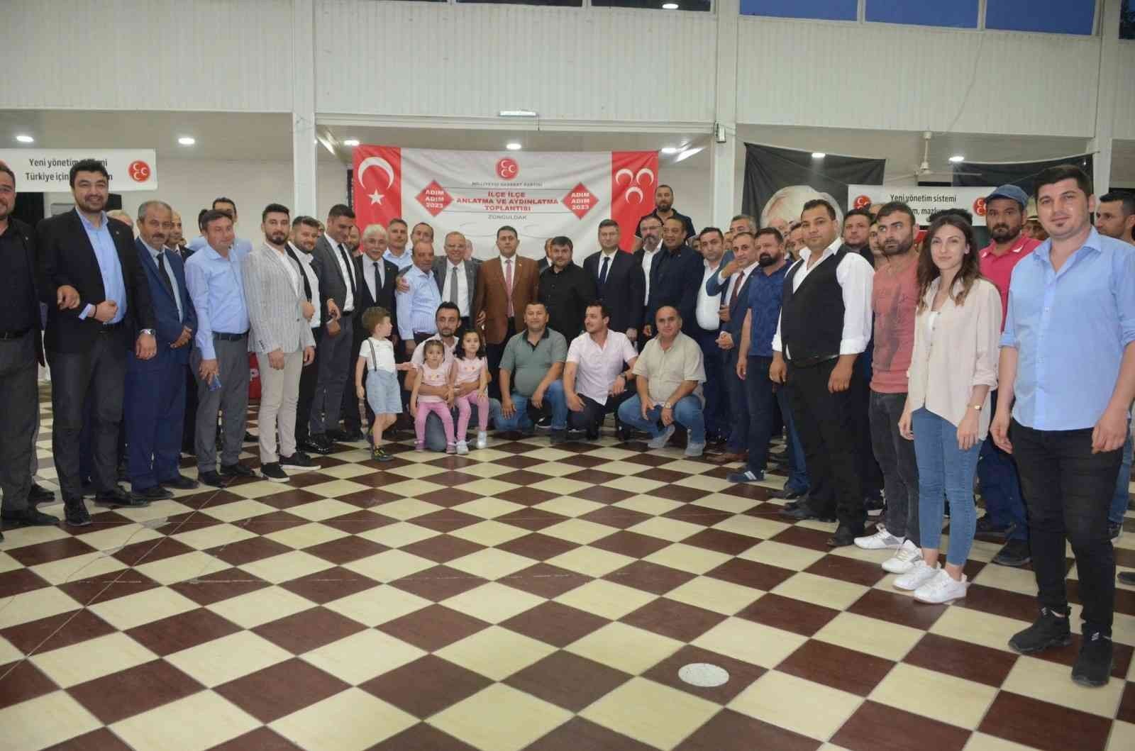 MHP Çaycuma’da “2023’ü Anlama ve Aydınlatma Toplantısı” düzenledi MHP GENEL BAŞKANI DEVLET BAHÇELİ’NİN TALİMATLARI DOĞRULTUSUNDA BAŞLATILAN ‘ADIM ADIM