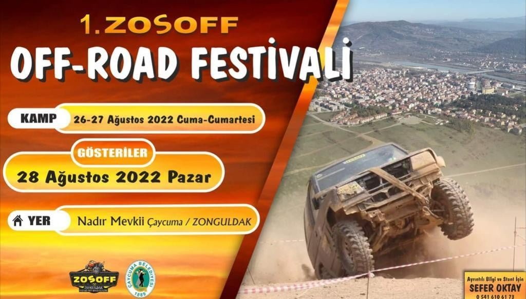 ZONGULDAK SAFARİ OFFROAD KULÜBÜ (ZOSOFF) ÇAYCUMA NADIR MEVKİİNDE “OFFROAD ŞENLİĞİ”