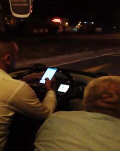 ANKARA’DAN BARTIN’A SEYİR HALİNDE İKEN DİREKSİYON BAŞINDA OLMASINA KARŞIN CEP