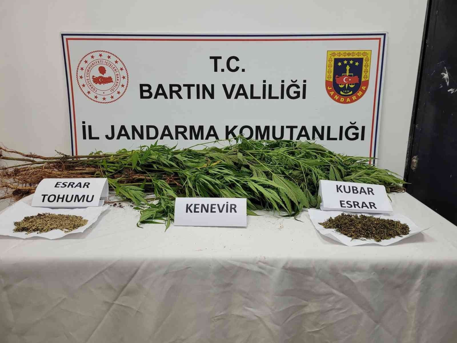 Jandarmadan Uyuşturucu Operasyonu; 1 Gözaltı BARTIN’DA İL JANDARMA KOMUTANLIĞI EKİPLERİNCE GERÇEKLEŞTİRİLEN OPERASYONDA KUBAR ESRAR MADDESİ